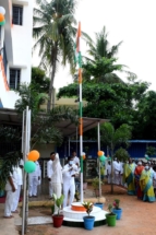 National Flag hoisting