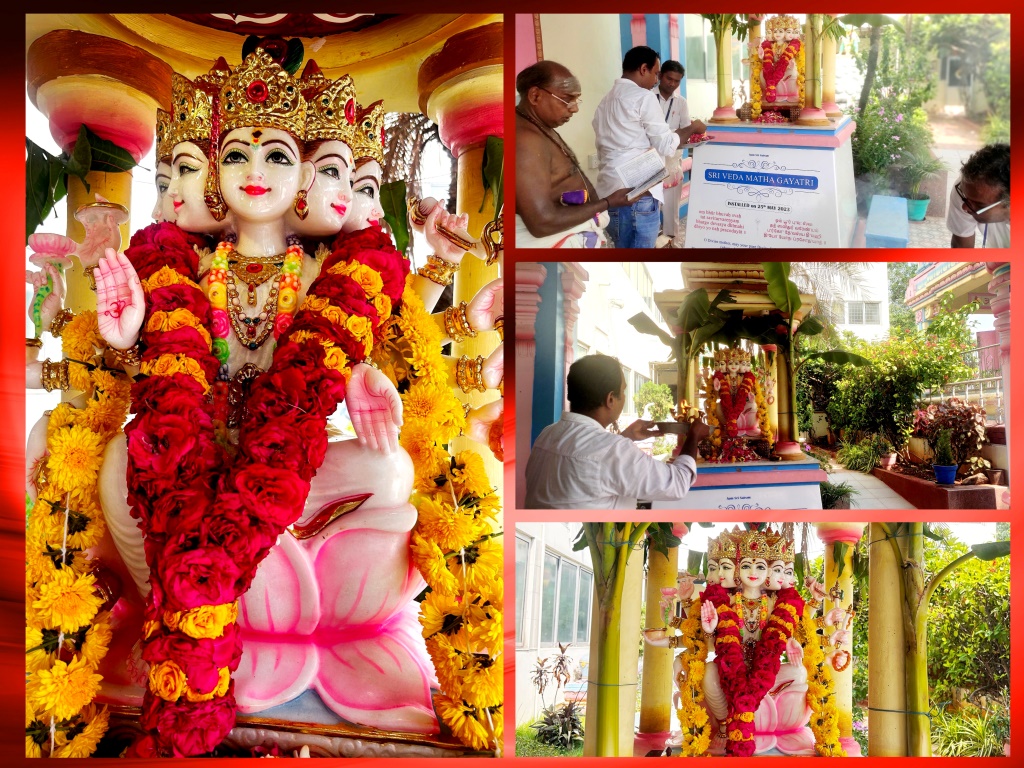 Gayatri Matha Installation(24/5/23) - Sri Sathya Sai Institute of Educare